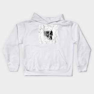 Decay Skull Marble Kids Hoodie